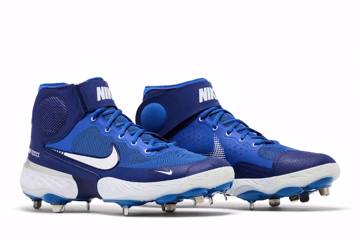 Nike Alpha Huarache Elite 3 Mid Game Royal, view 9