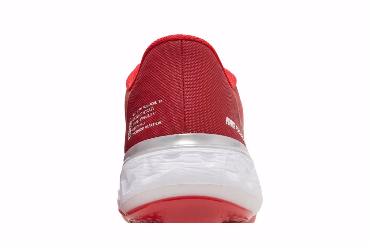 Nike Alpha Huarache Elite 3 Low University Red, view 8