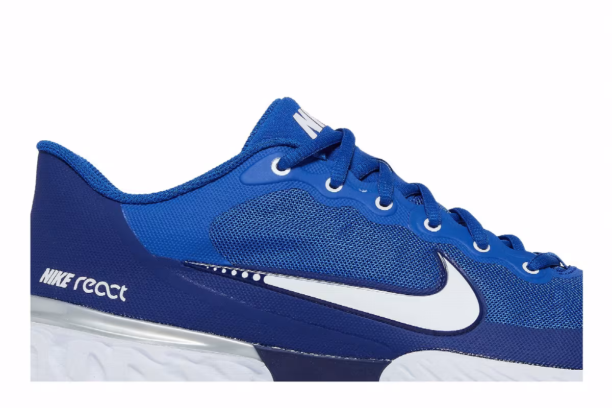 Nike Alpha Huarache Elite 3 Low Game Royal, view 3