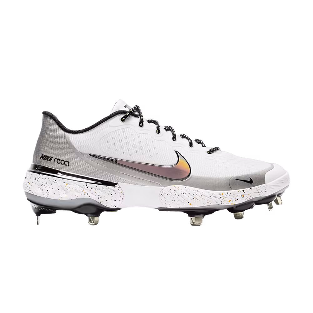 Nike Alpha Huarache Elite 3 Low White Light Smoke Grey