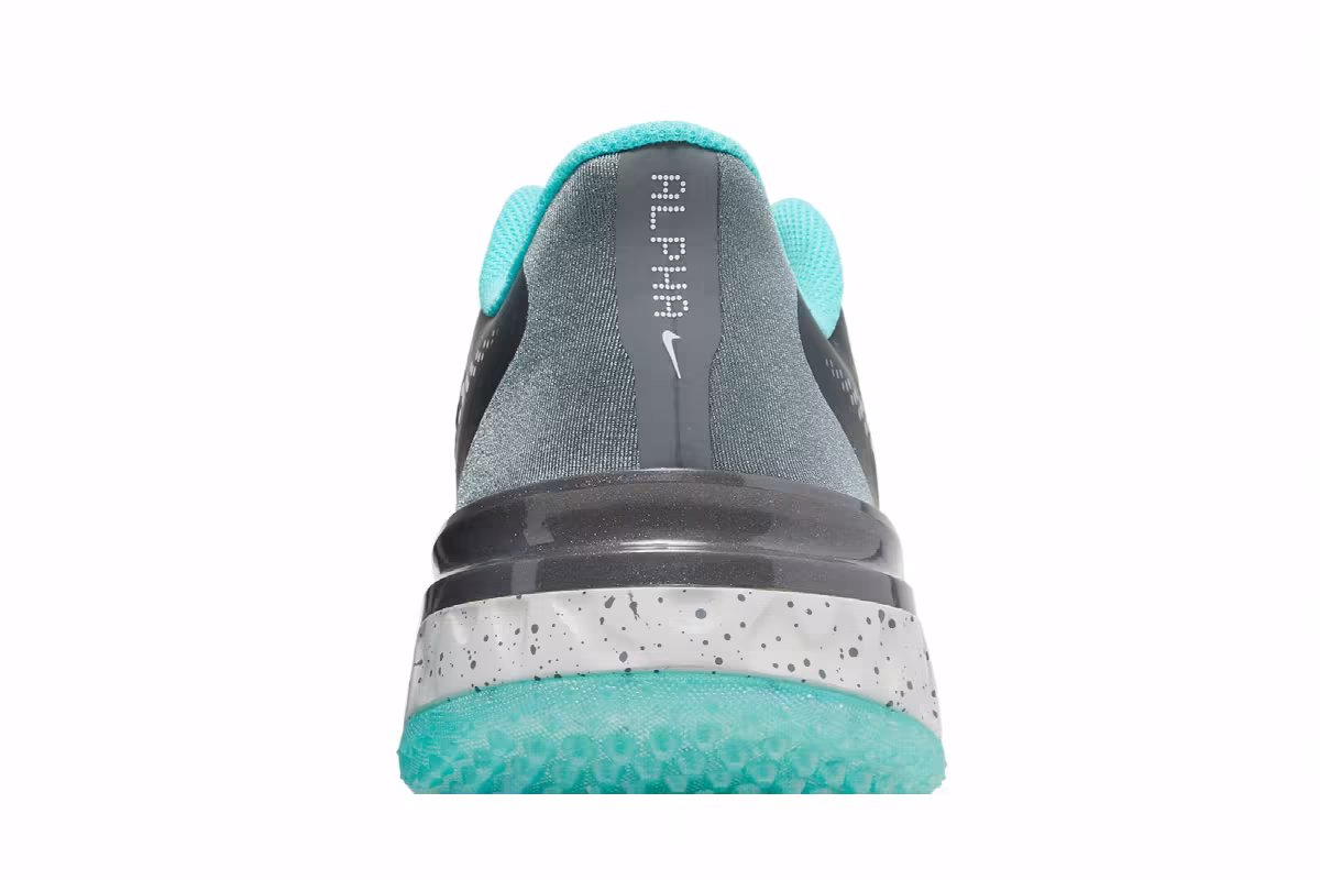Nike Women's Alpha Huarache Elite 3 Turf Photon Dust Dynamic Turquoise, view 8