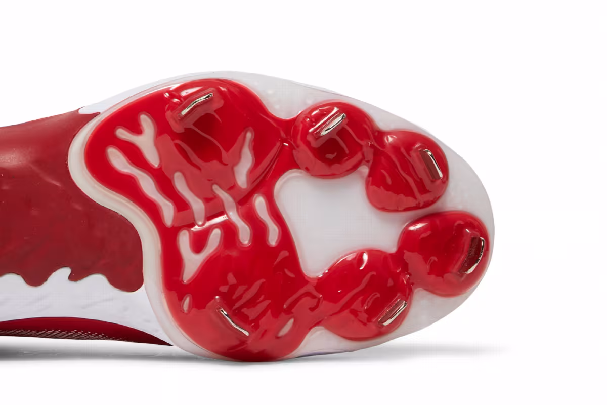Nike Alpha Huarache Elite 3 Mid University Red, view 6