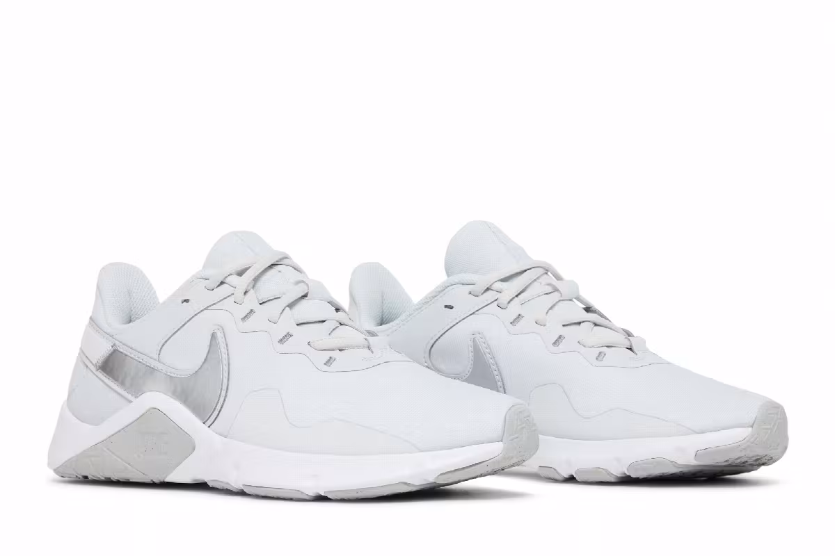 Nike Women's Legend Essential 2 Photon Dust Metallic Silver, view 9