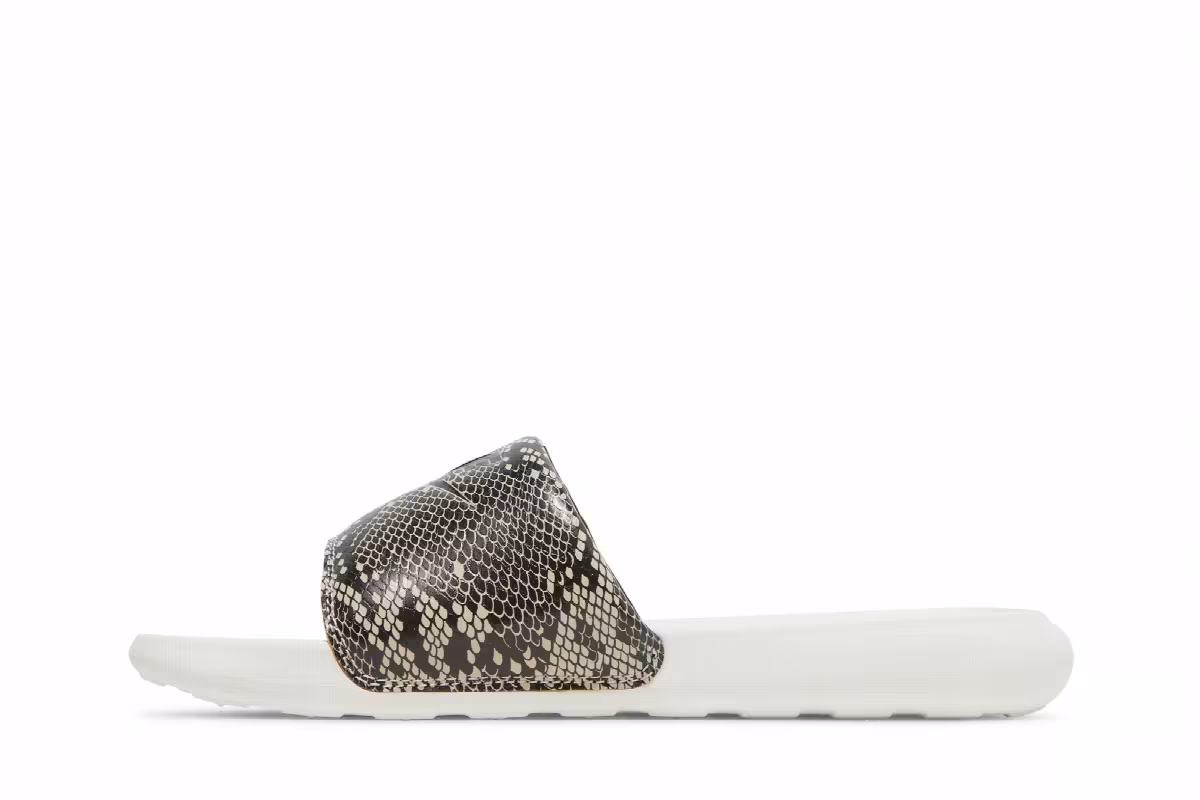 Nike Women's Victori One Printed Slide Snakeskin, view 4