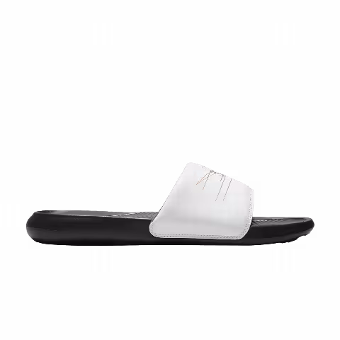 Nike Victori One Printed Slide 'White Metallic Gold'