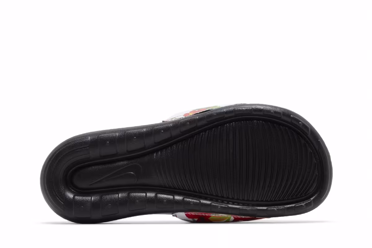 Nike Women's Victori One Printed Slide Floral - Black, view 5