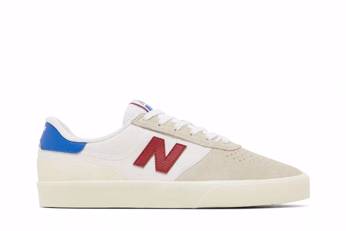 New Balance Numeric 272 White Red, view 2