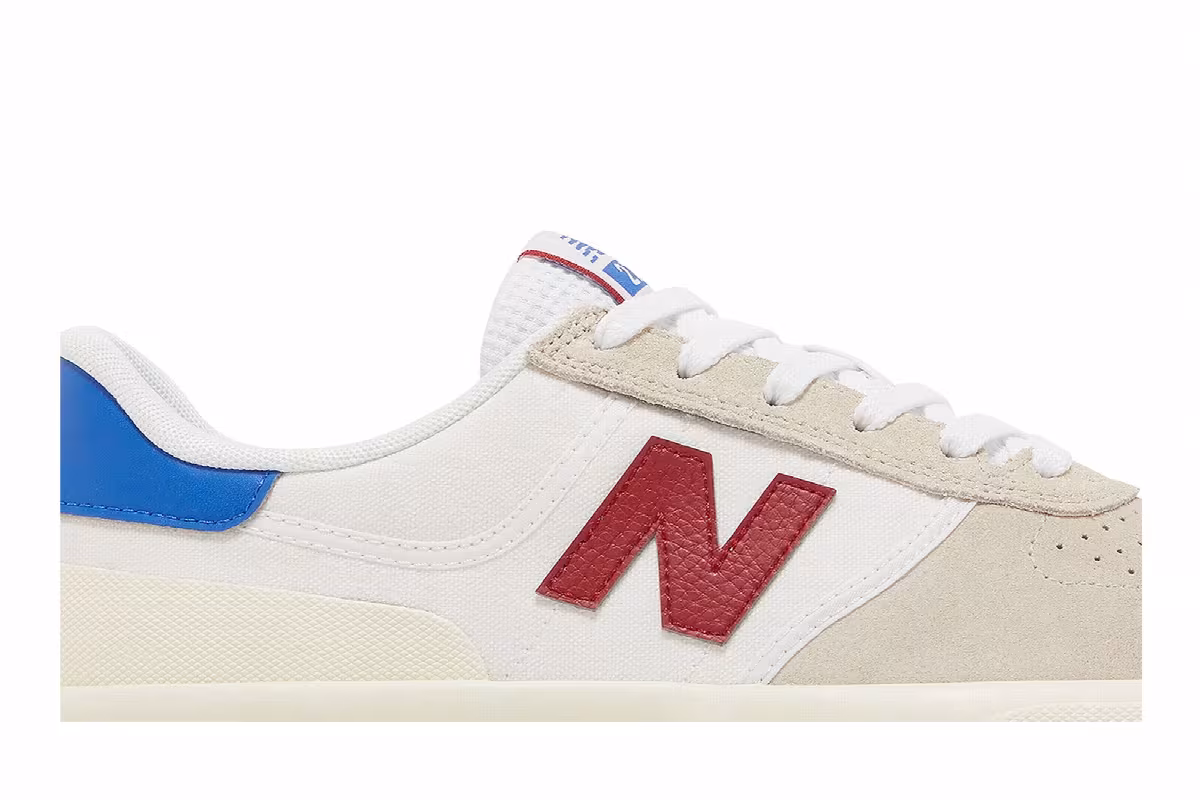 New Balance Numeric 272 White Red, view 3