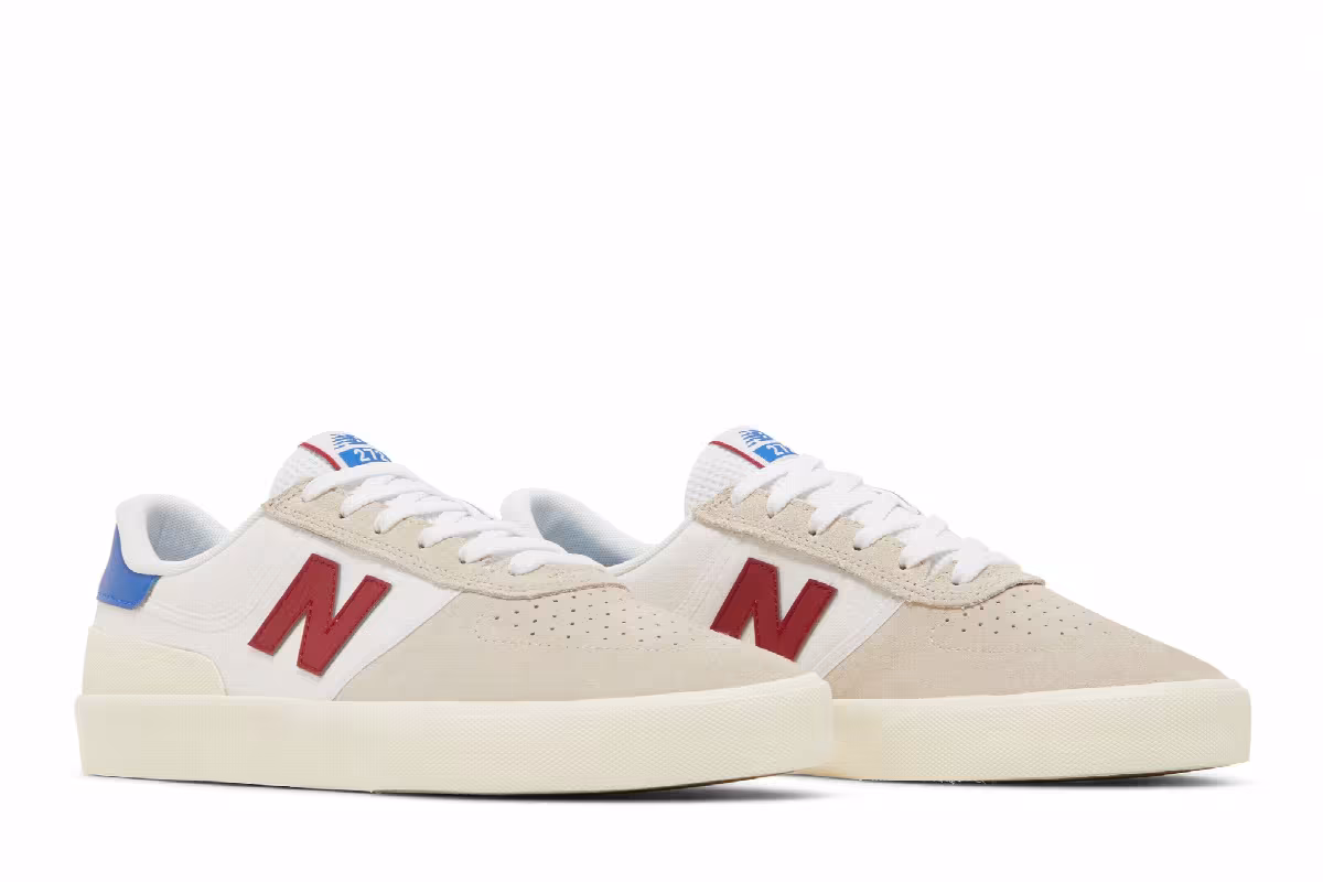 New Balance Numeric 272 White Red, view 9