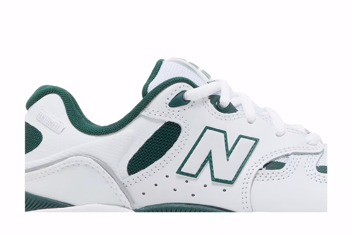 New Balance Numeric 1010 White Forest Green, view 3