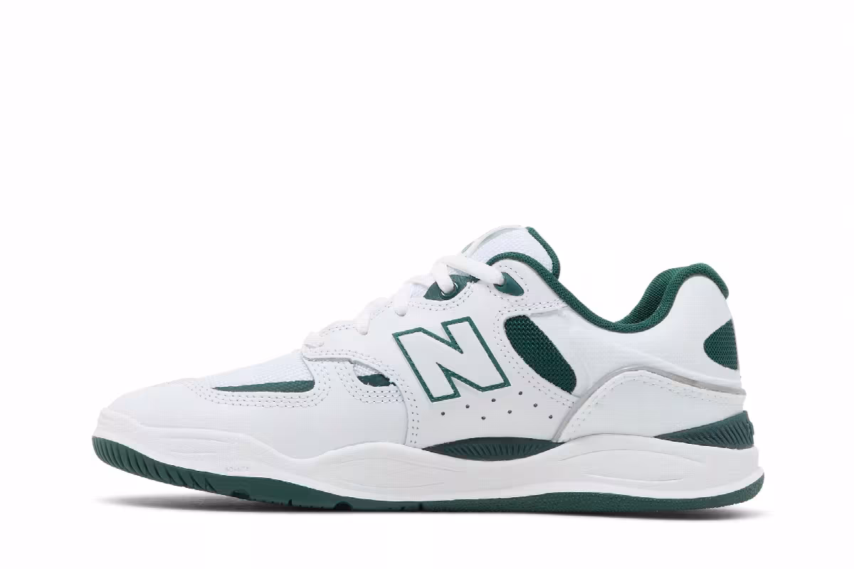 New Balance Numeric 1010 White Forest Green, view 4