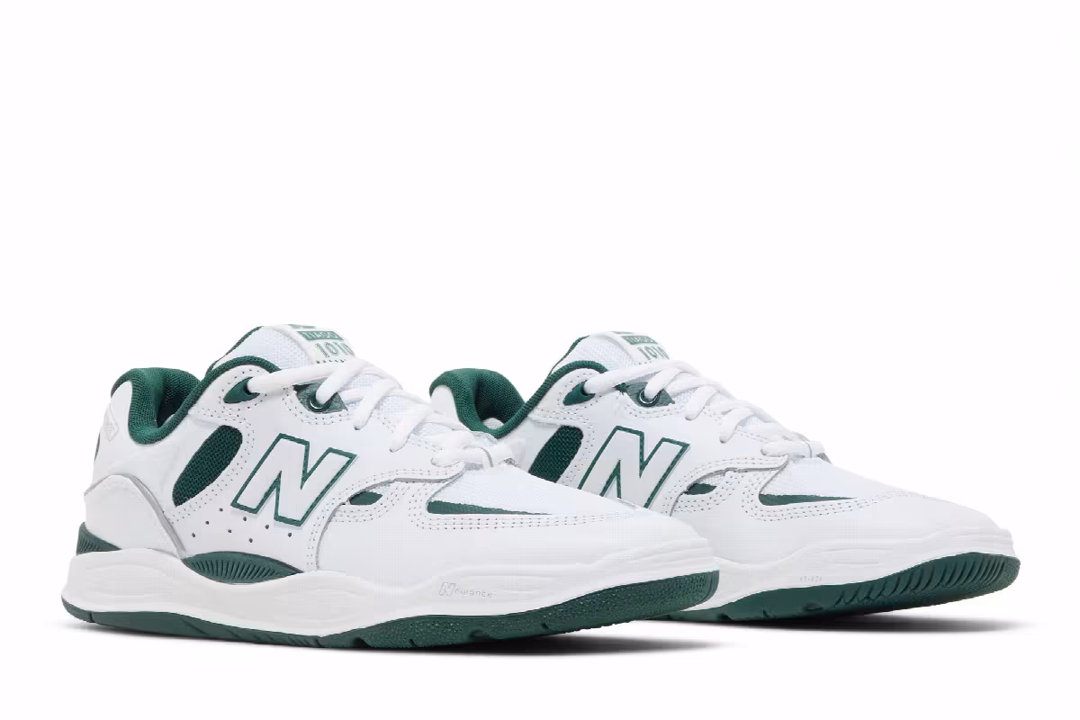 New Balance Numeric 1010 White Forest Green, view 9