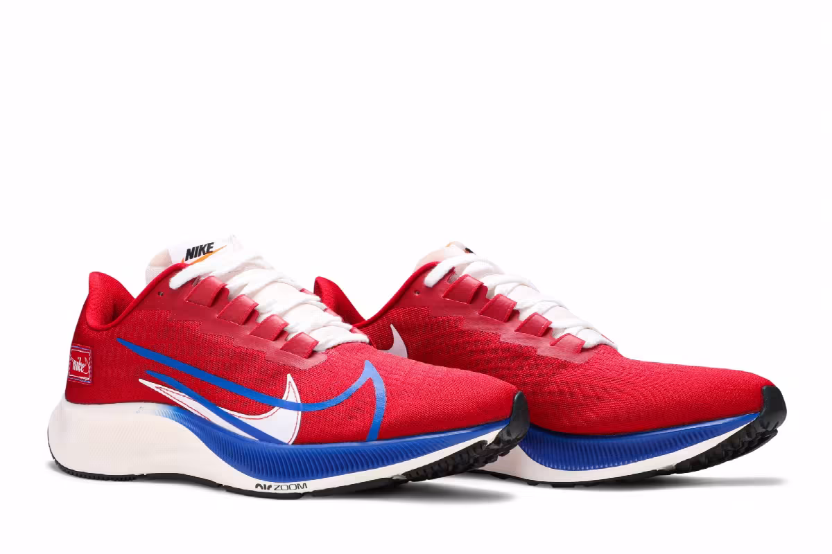 Nike Air Zoom Pegasus 37 Premium Gym Red Game Royal, view 9