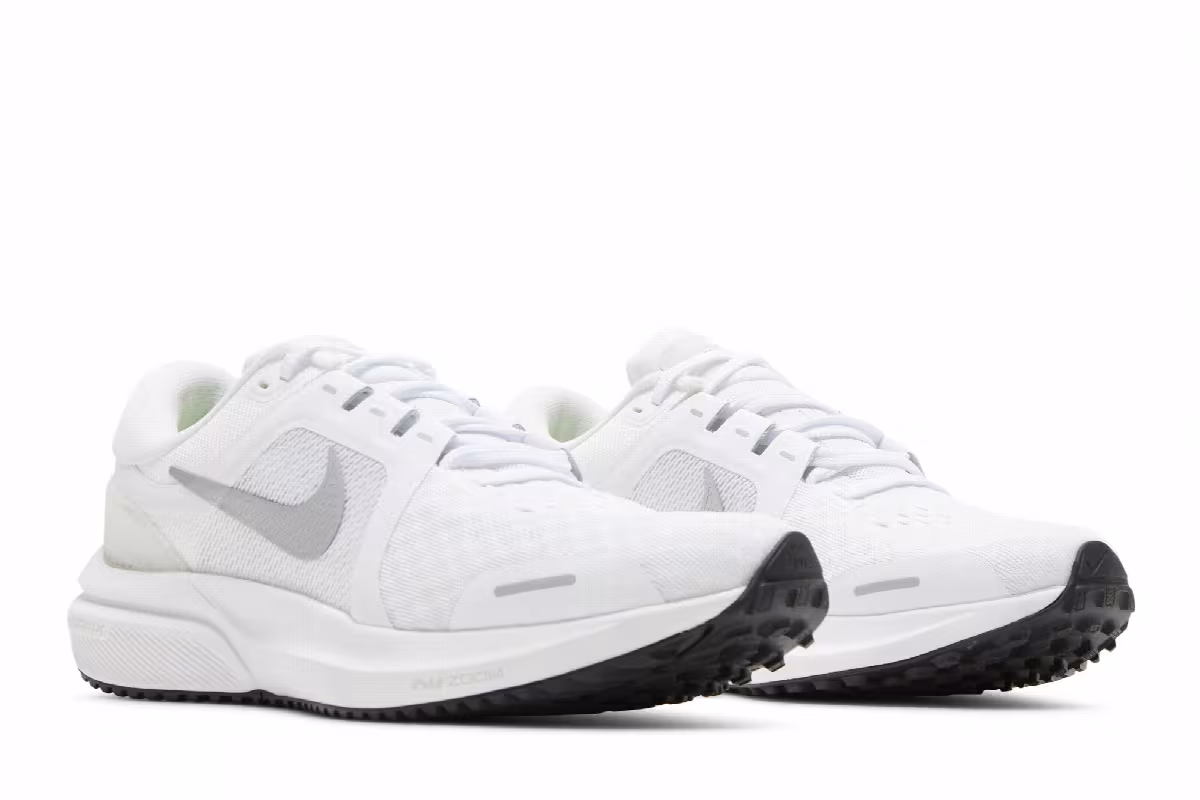 Nike Women's Air Zoom Vomero 16 White Metallic Silver, view 9