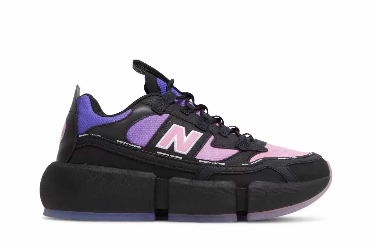 Jaden Smith x New Balance Vision Racer Sunset Chaser - Black Mirage Violet, view 2