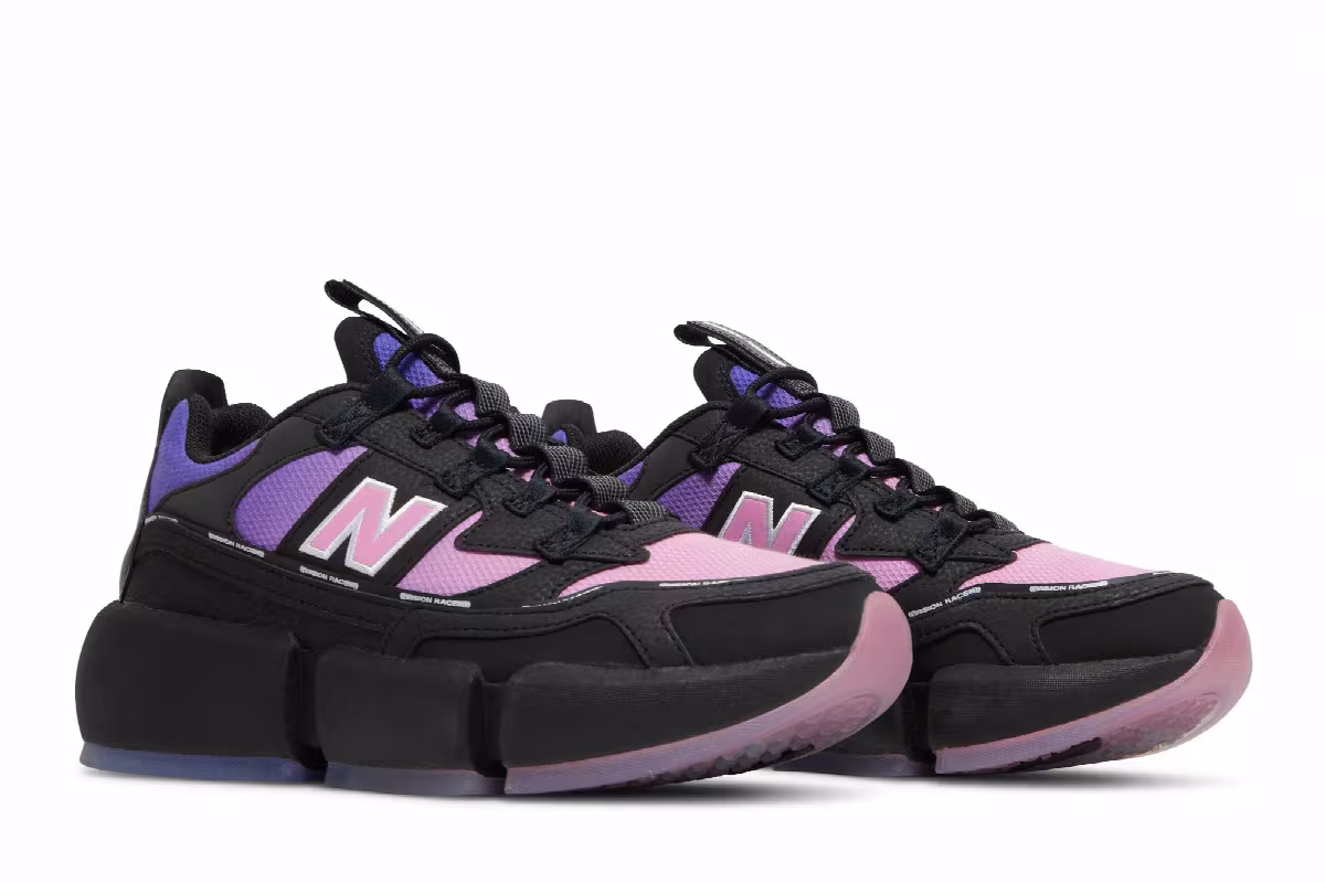 Jaden Smith x New Balance Vision Racer Sunset Chaser - Black Mirage Violet, view 9
