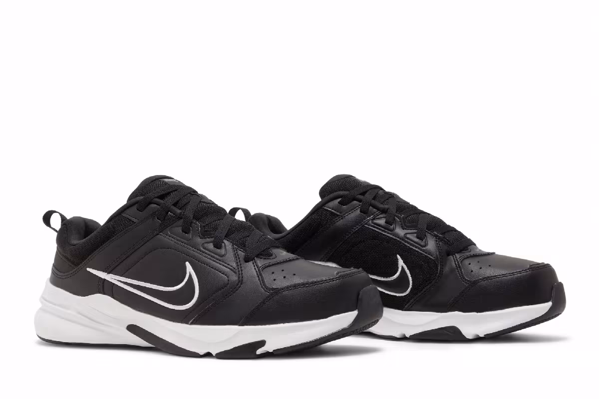 Nike Defy All Day Extra Wide Black White, view 9