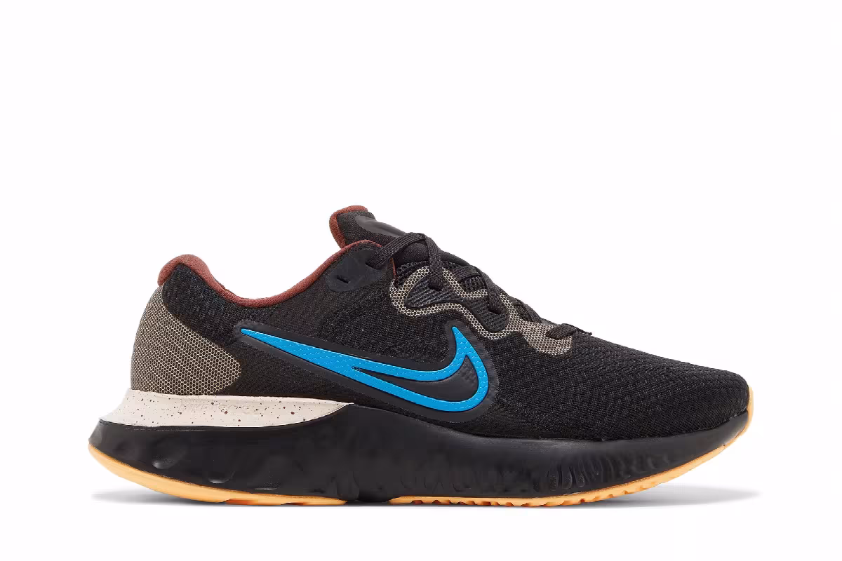 Nike Renew Run 2 Black Photo Blue, view 2