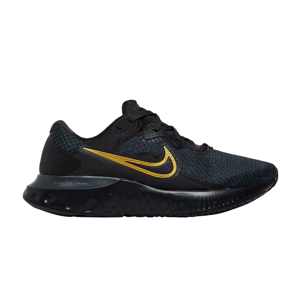 Nike Renew Run 2 Black Metallic Gold