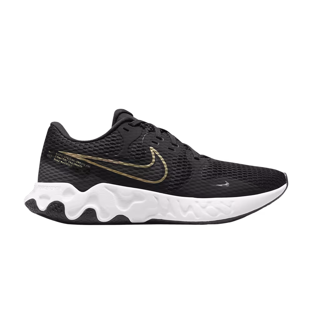 Nike Renew Ride 2 Black Metallic Gold