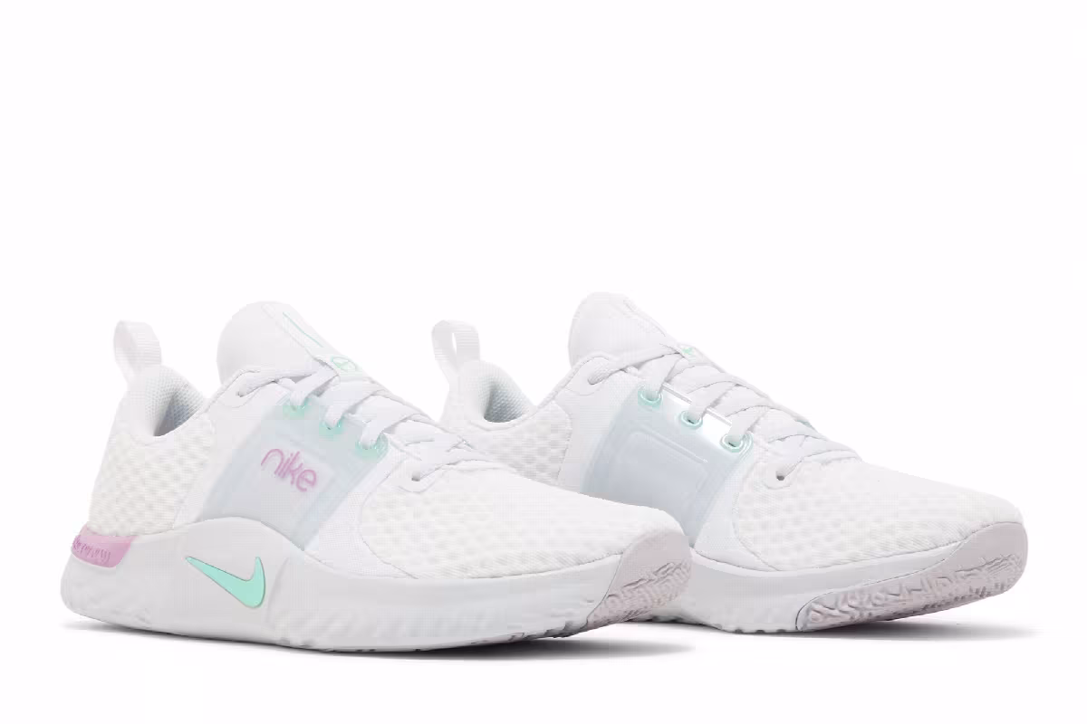 Nike Women's Renew In-Season TR 10 White Violet Shock, view 9