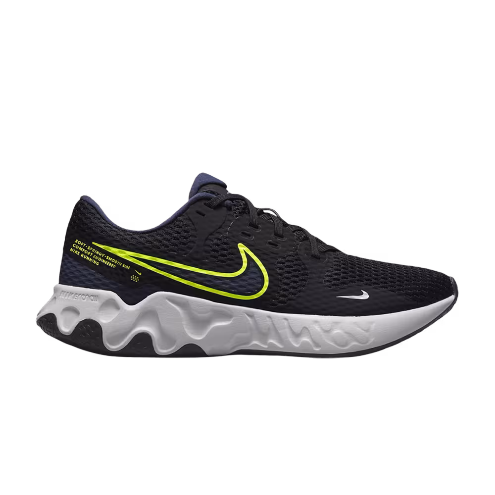 Nike Renew Ride 2 Black Volt