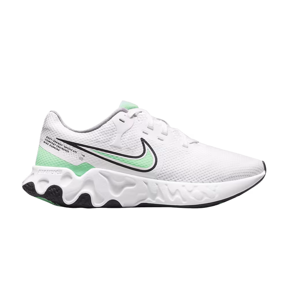 Nike Women's Renew Ride 2 White Green Glow