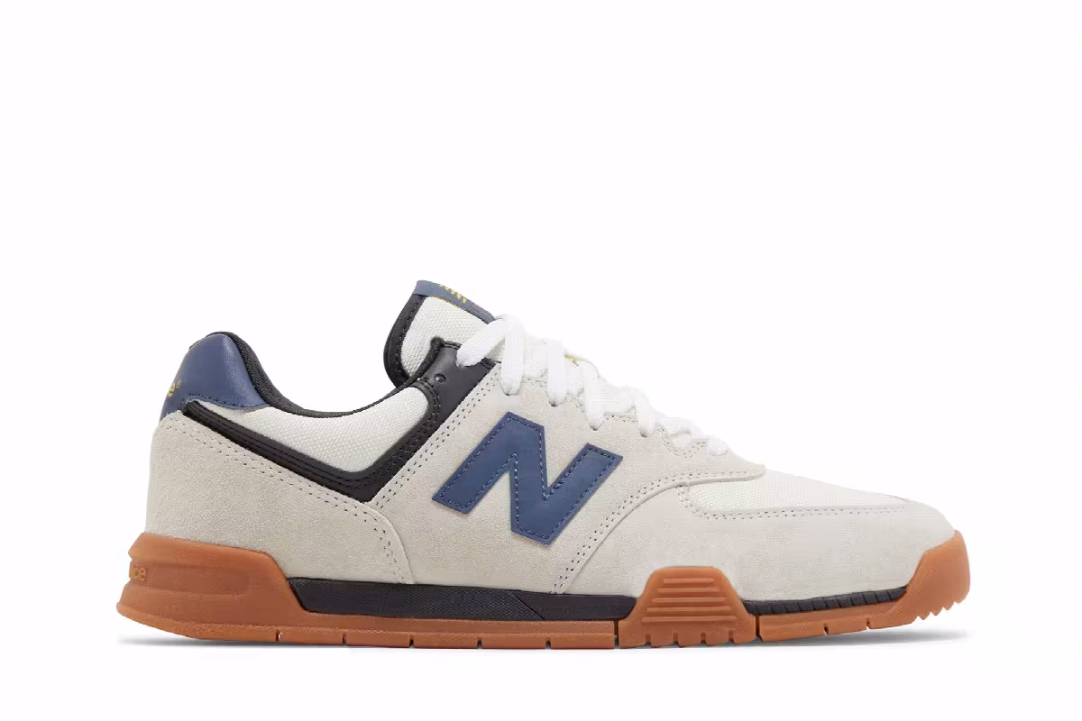 New Balance 574 Court Sea Salt Navy, view 2