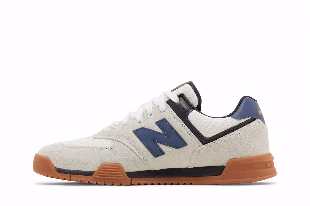 New Balance 574 Court Sea Salt Navy, view 4