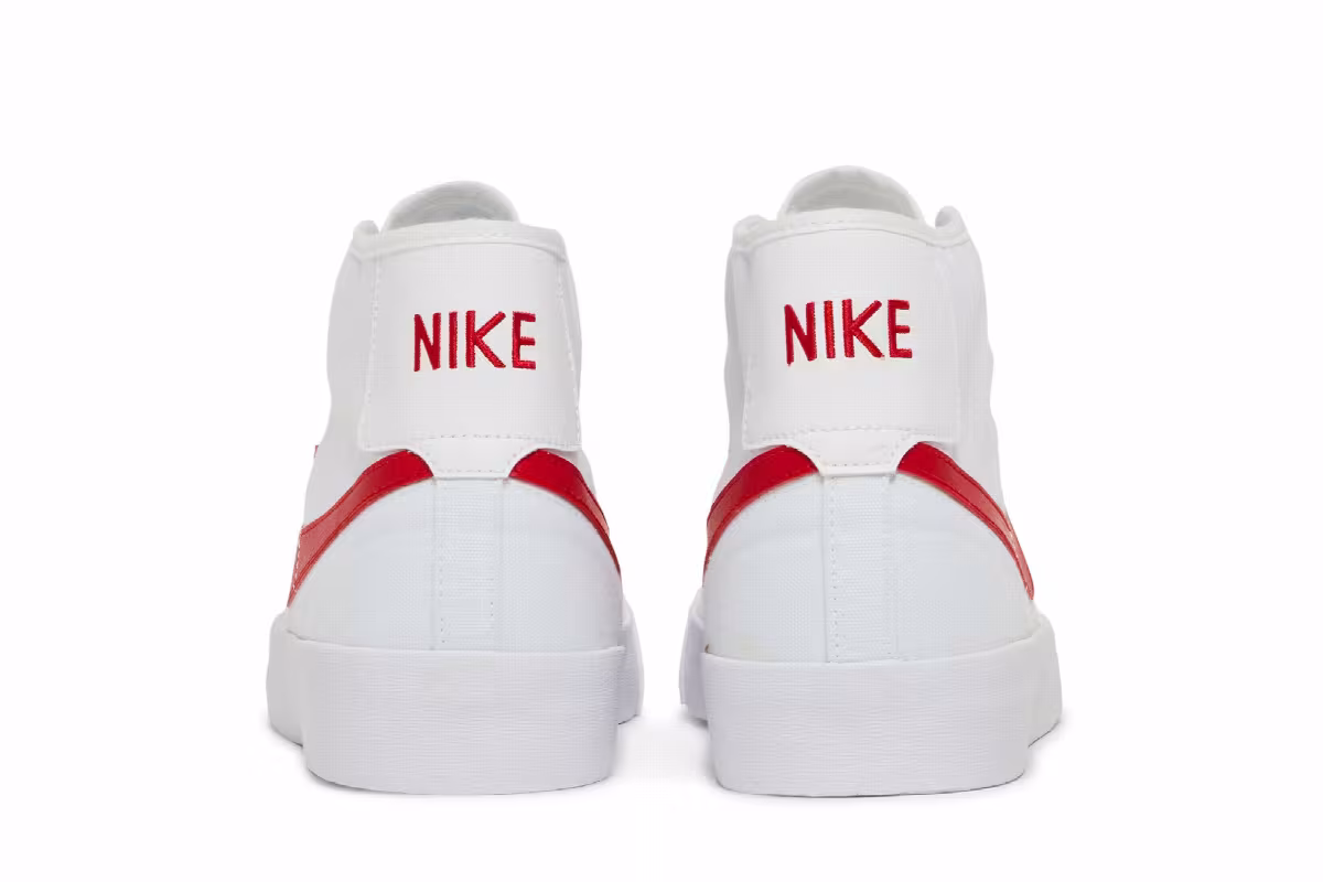 Nike Blazer Court Mid SB White University Red, view 7