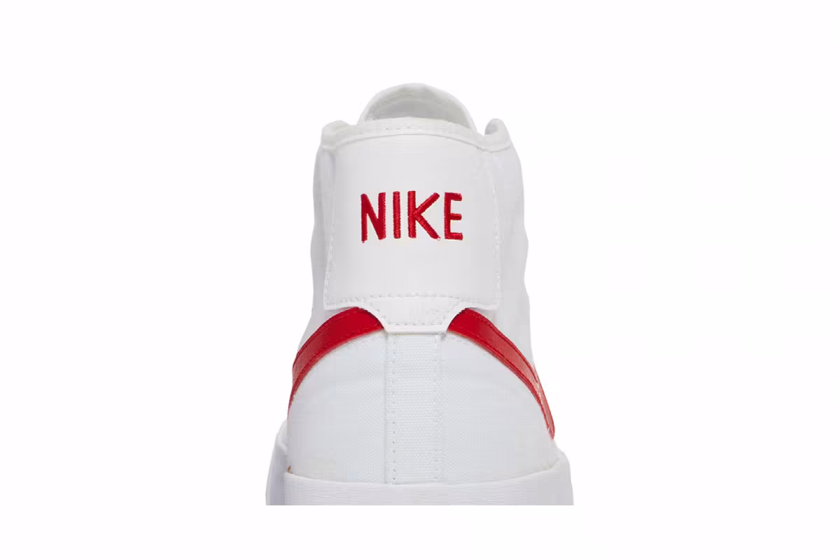 Nike Blazer Court Mid SB White University Red, view 8