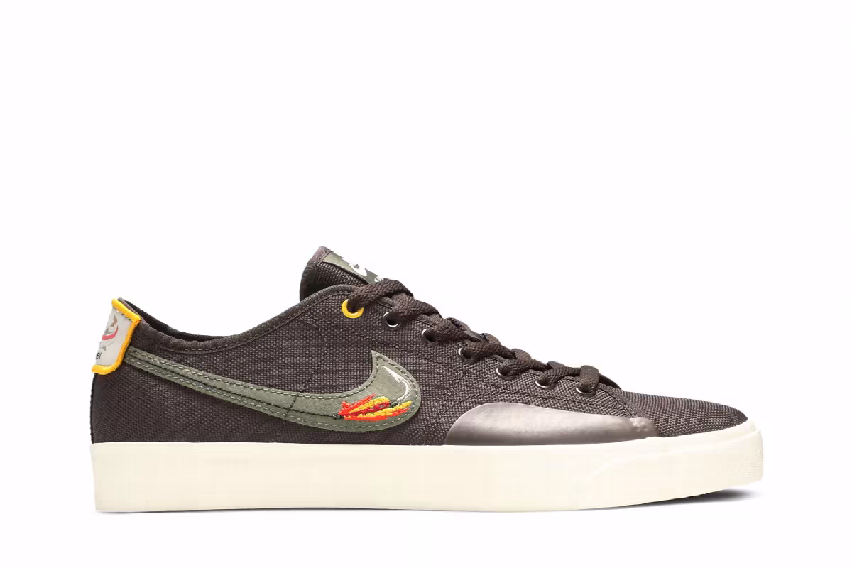 Daan Van Der Linden x Nike Blazer Court SB Baroque Brown, view 2