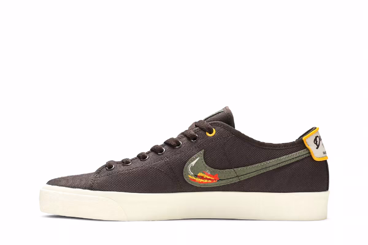 Daan Van Der Linden x Nike Blazer Court SB Baroque Brown, view 4