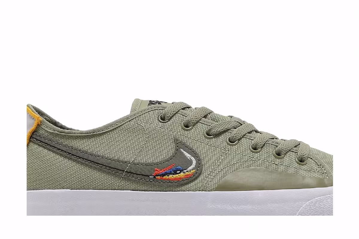 Daan Van Der Linden x Nike Blazer Court SB Dusty Olive, view 3