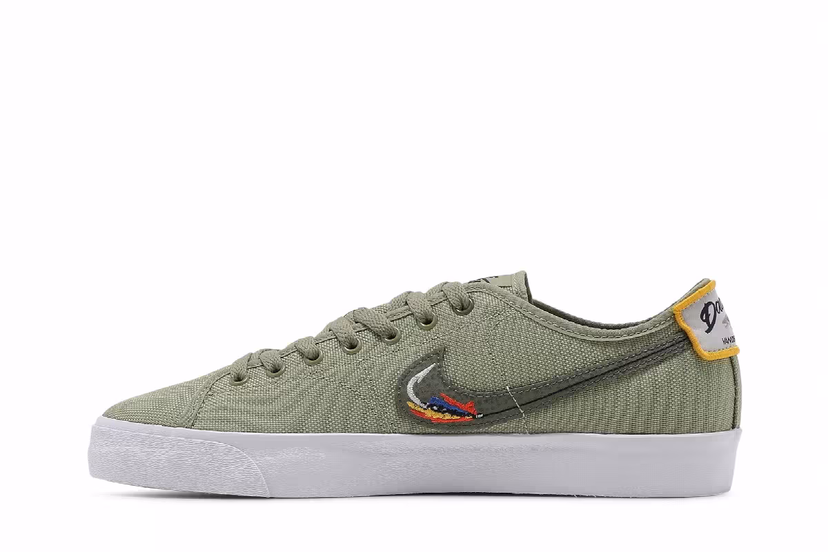 Daan Van Der Linden x Nike Blazer Court SB Dusty Olive, view 4