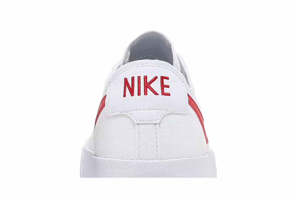 Nike Blazer Court SB White University Red, view 8