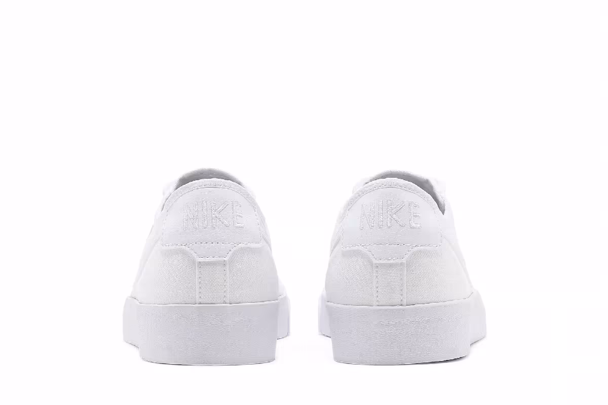 Nike Blazer Court SB Triple White, view 7