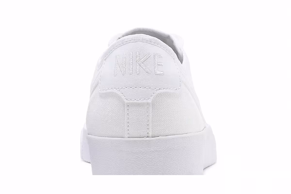 Nike Blazer Court SB Triple White, view 8