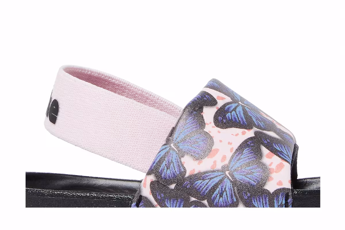 Nike Kawa Slide SE LB TD Pink Foam Butterfly, view 3