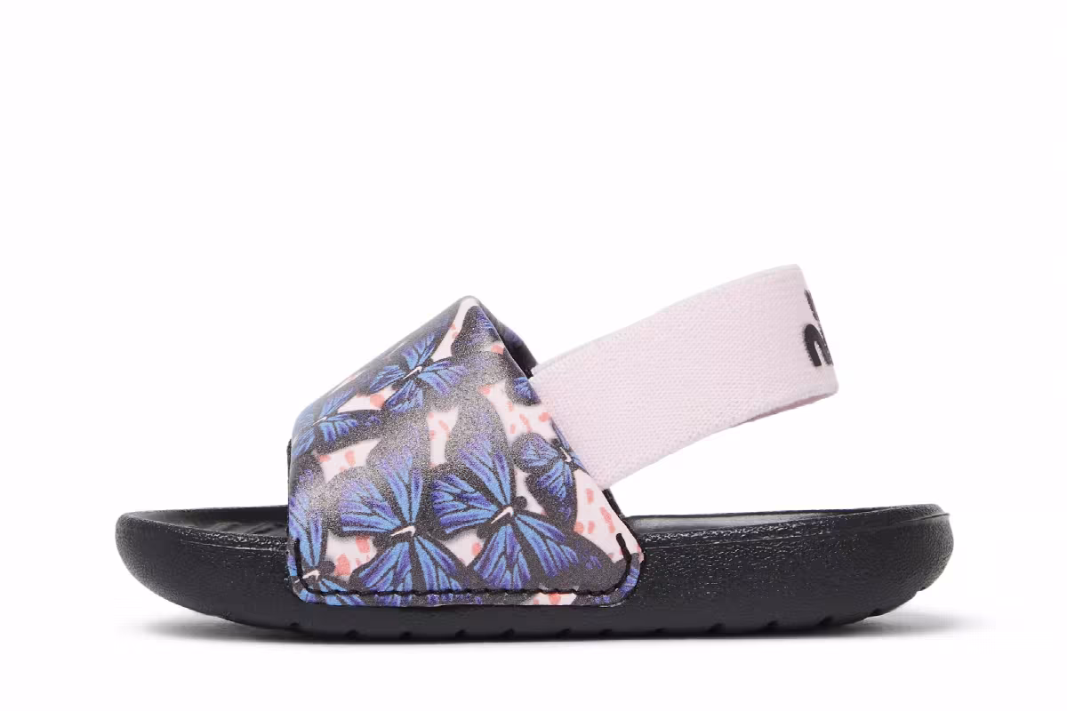 Nike Kawa Slide SE LB TD Pink Foam Butterfly, view 4