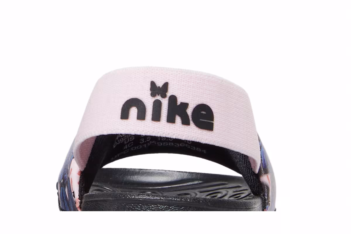 Nike Kawa Slide SE LB TD Pink Foam Butterfly, view 8