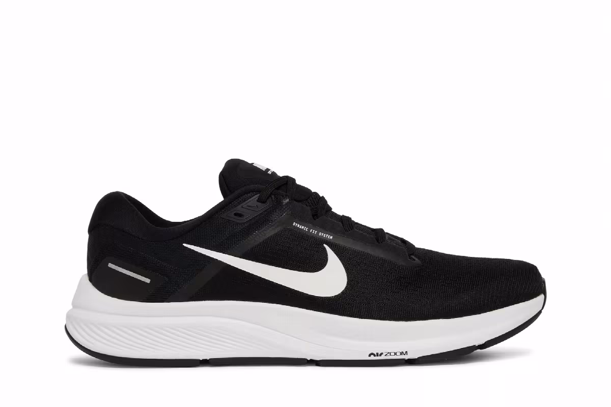 Nike Air Zoom Structure 24 Black White, view 2