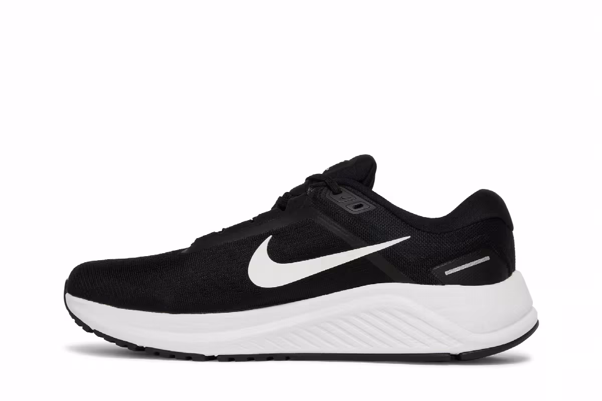 Nike Air Zoom Structure 24 Black White, view 4