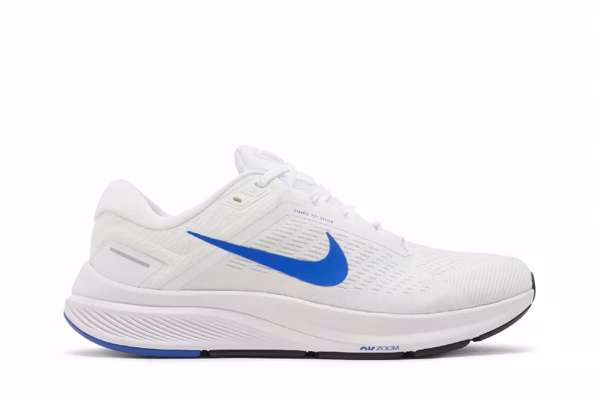 Nike Air Zoom Structure 24 White Hyper Royal, view 2