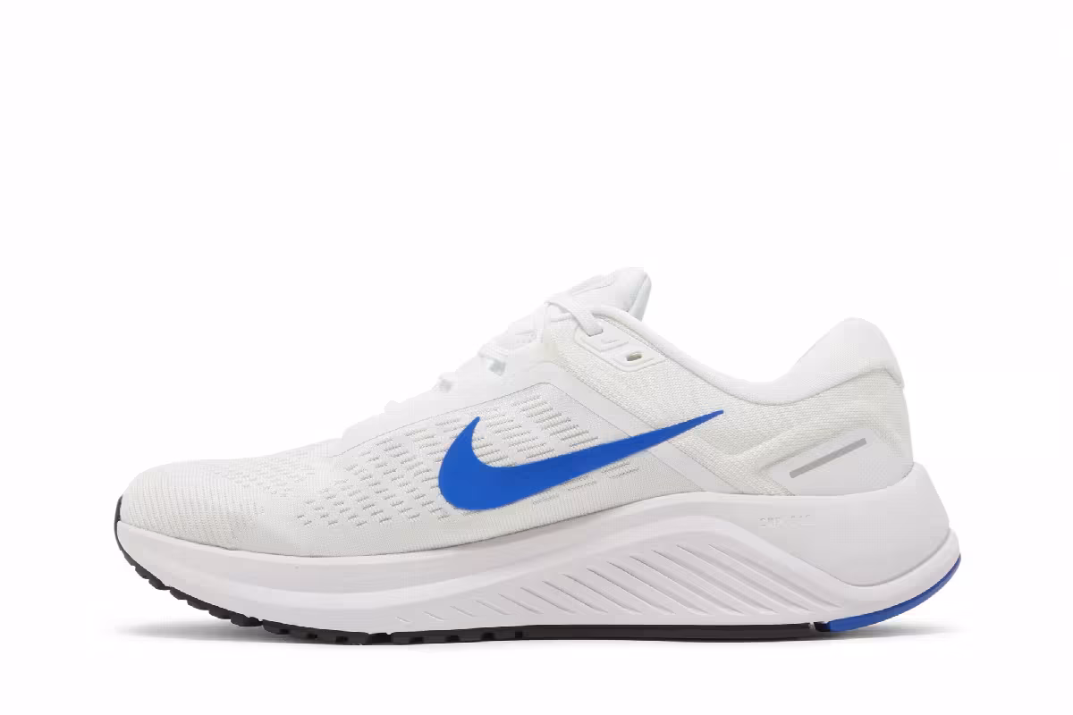 Nike Air Zoom Structure 24 White Hyper Royal, view 4