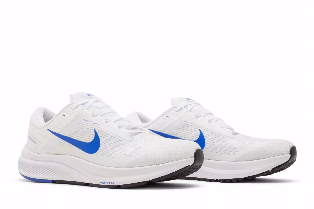Nike Air Zoom Structure 24 White Hyper Royal, view 9