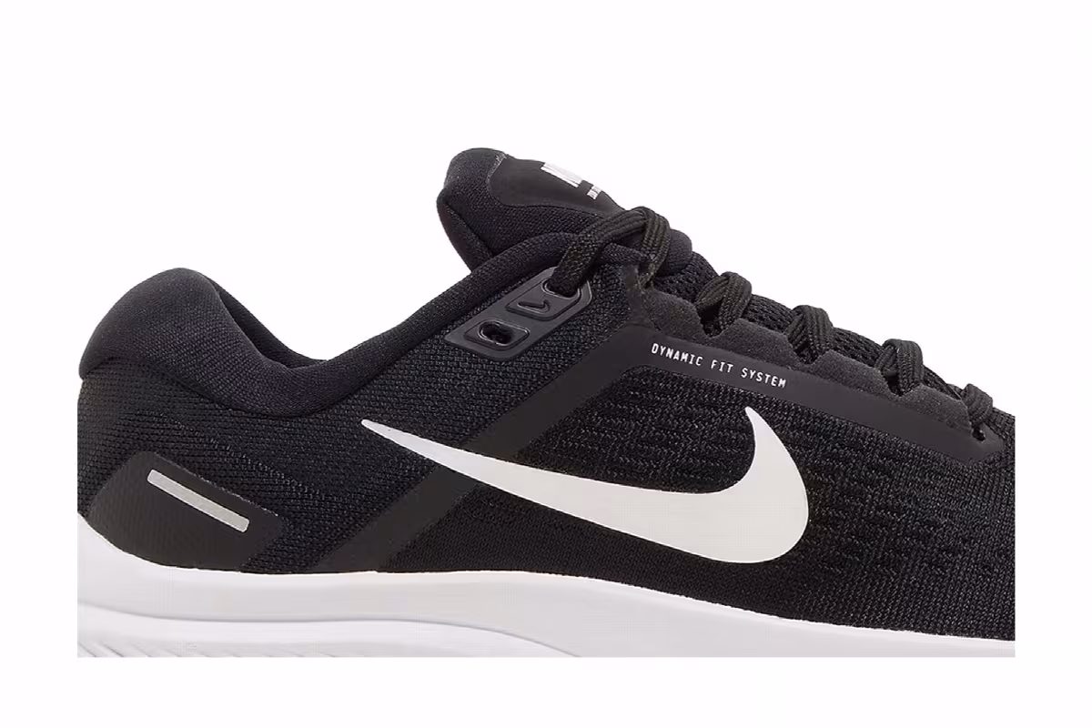 Nike Women's Air Zoom Structure 24 Black White, view 3