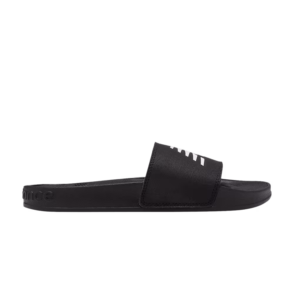 New Balance Women's 200 Slide Black White