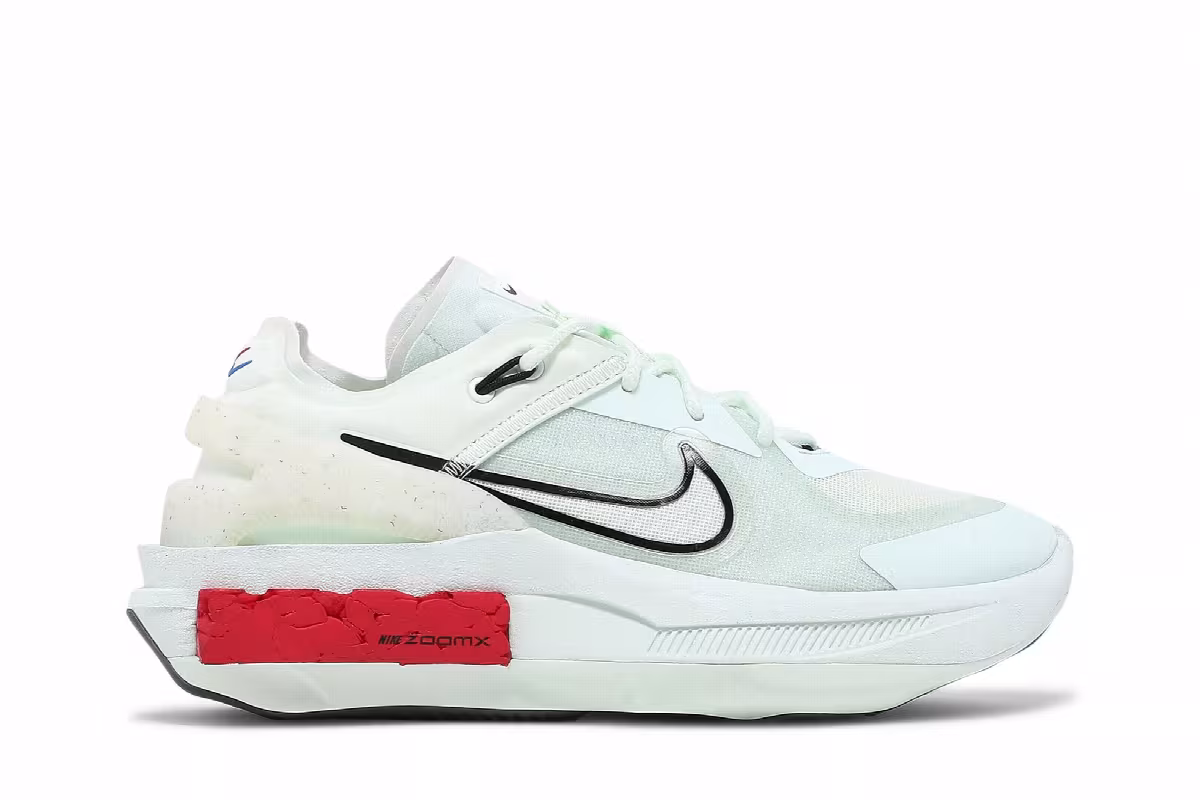 Nike Women's Fontanka Edge Barely Green University Red, view 2