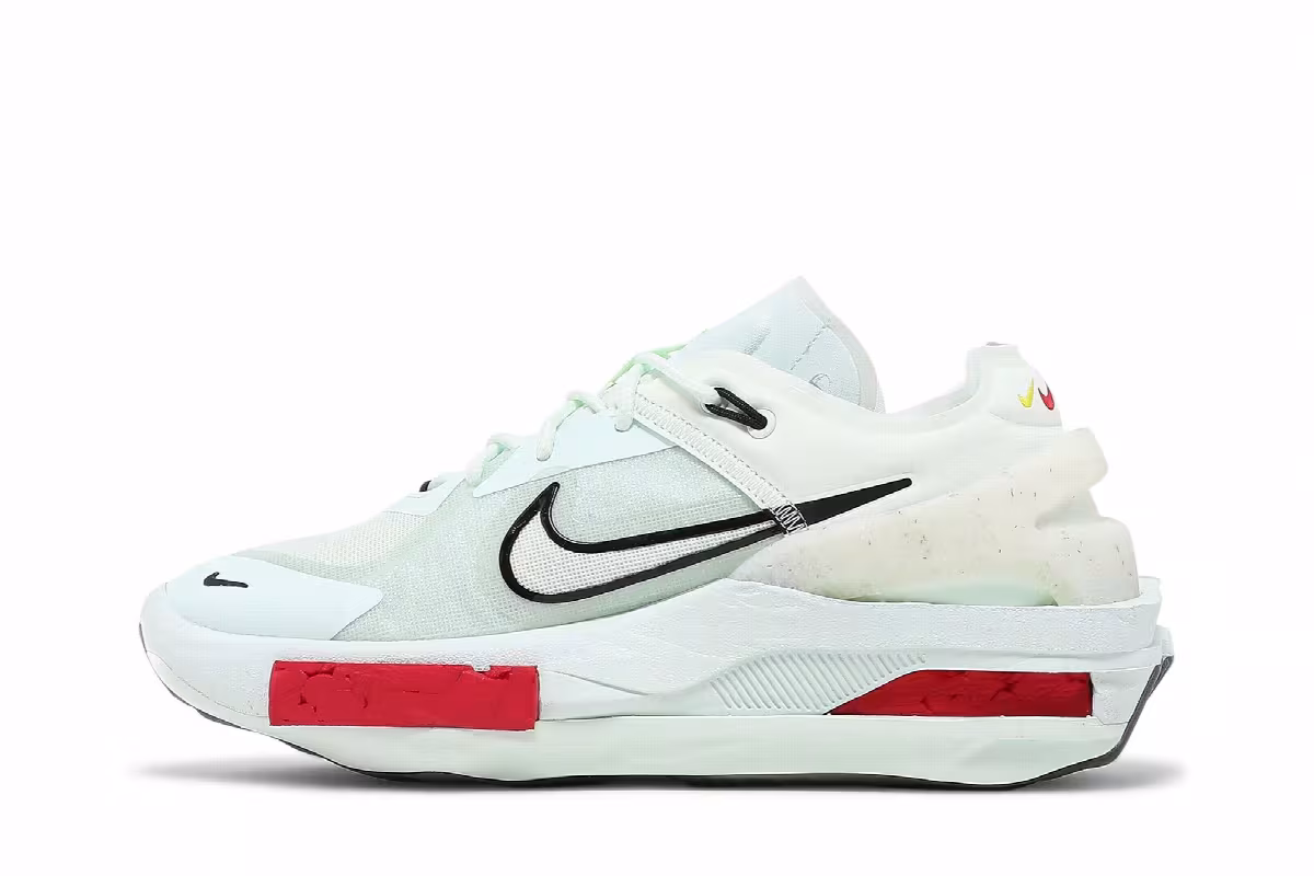 Nike Women's Fontanka Edge Barely Green University Red, view 4